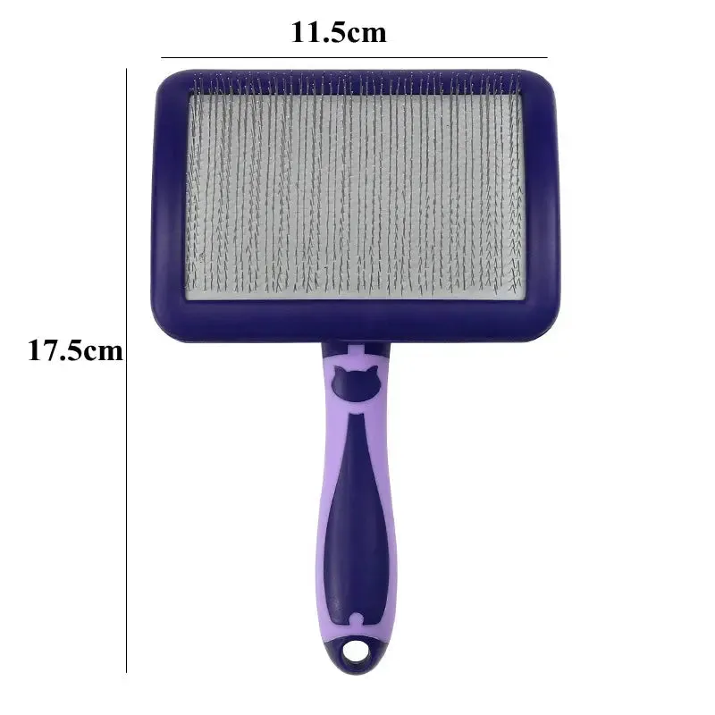 Stainless Steel Dog Brush for Grooming and Massage